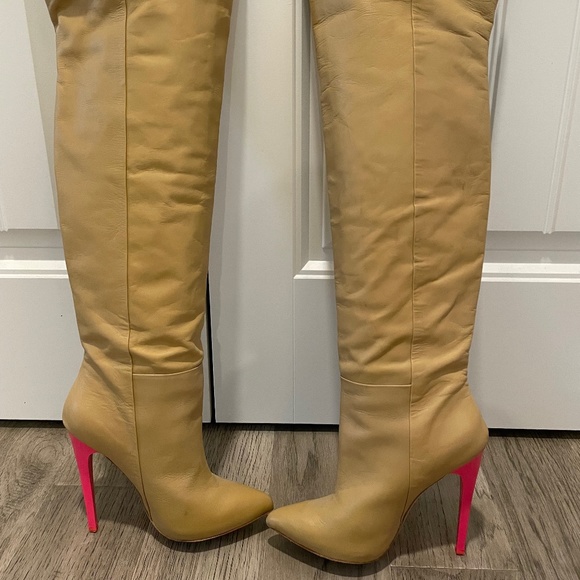 L.A.M.B. By Gwen Stefani over the knee boots - Picture 8 of 12